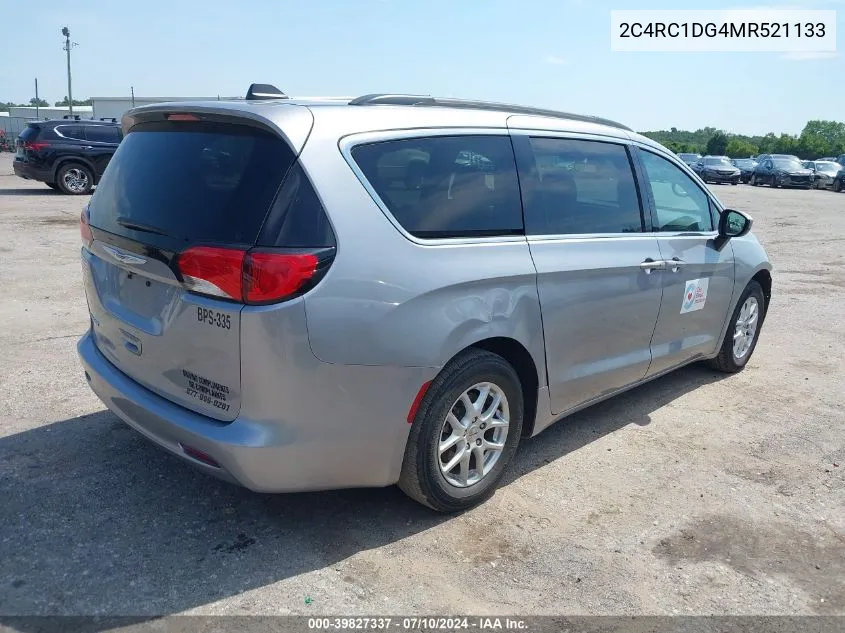 2021 Chrysler Voyager Lxi VIN: 2C4RC1DG4MR521133 Lot: 39827337