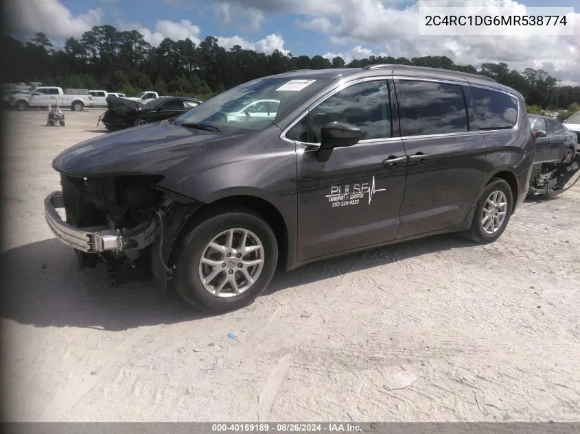 2021 Chrysler Voyager Lxi VIN: 2C4RC1DG6MR538774 Lot: 40159189