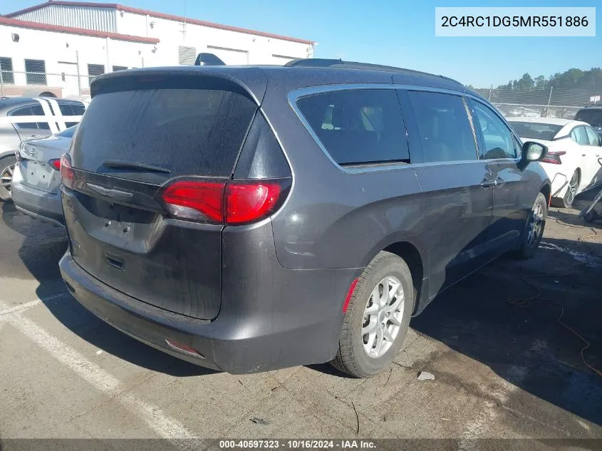 2021 Chrysler Voyager Lxi VIN: 2C4RC1DG5MR551886 Lot: 40597323