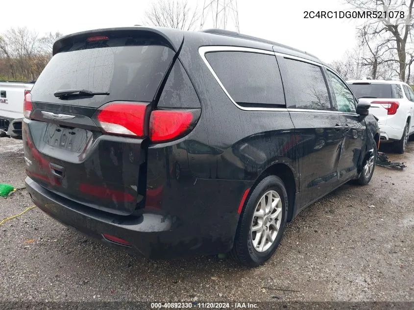 2021 Chrysler Voyager Lxi VIN: 2C4RC1DG0MR521078 Lot: 40892330