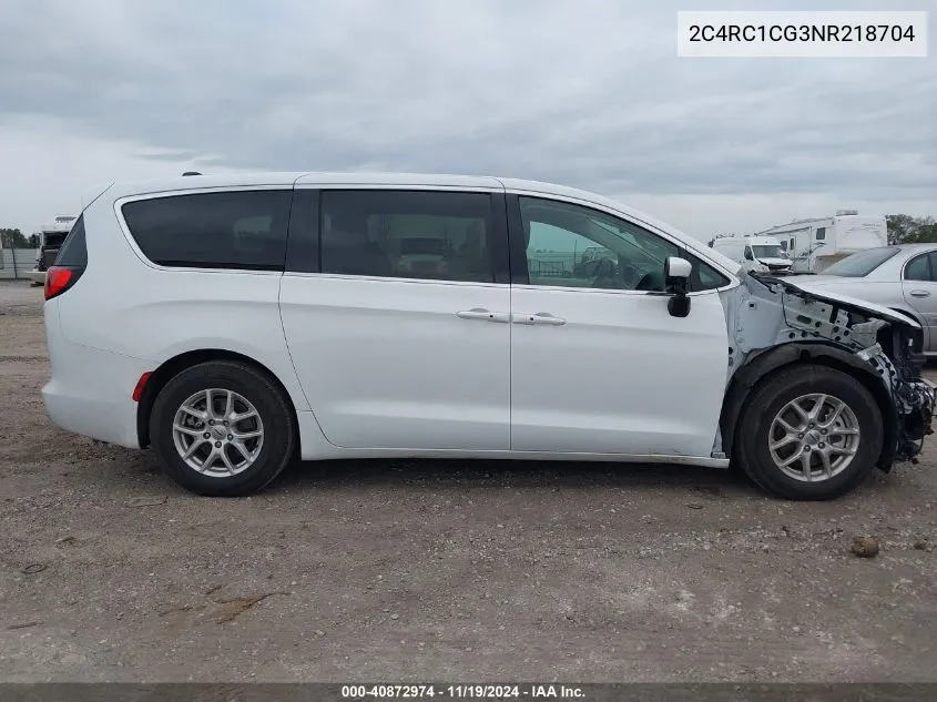 2022 Chrysler Voyager Lx VIN: 2C4RC1CG3NR218704 Lot: 40872974