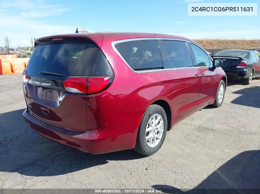 2023 Chrysler Voyager Lx VIN: 2C4RC1CG6PR511631 Lot: 40583352