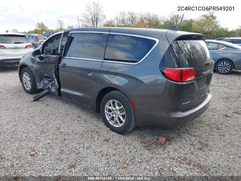 2023 Chrysler Voyager Lx VIN: 2C4RC1CG6PR549201 Lot: 40764155