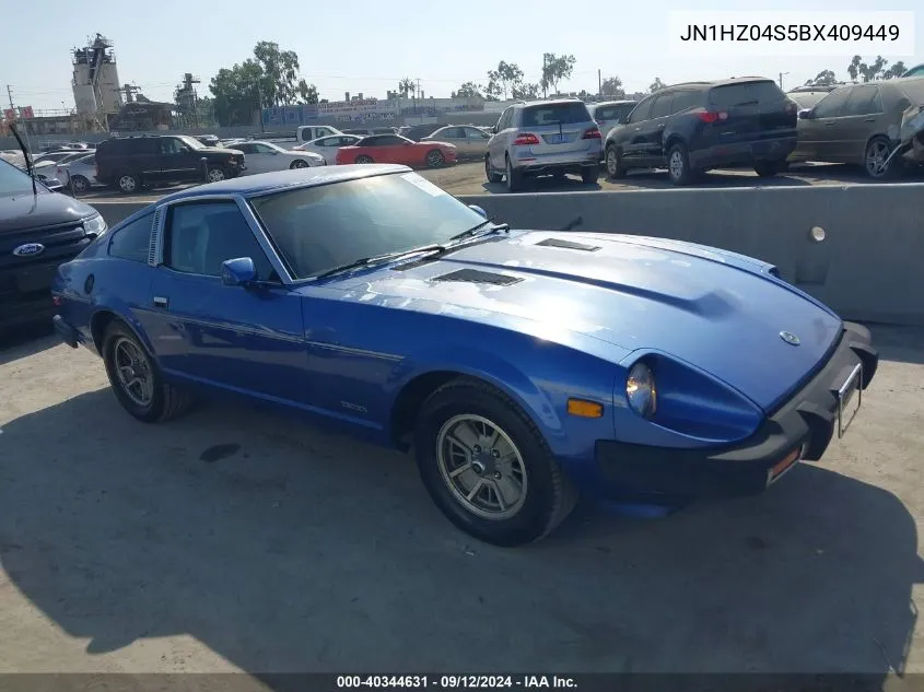 1981 Datsun 280Zx VIN: JN1HZ04S5BX409449 Lot: 40344631