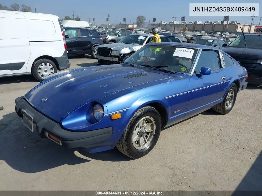 1981 Datsun 280Zx VIN: JN1HZ04S5BX409449 Lot: 40344631