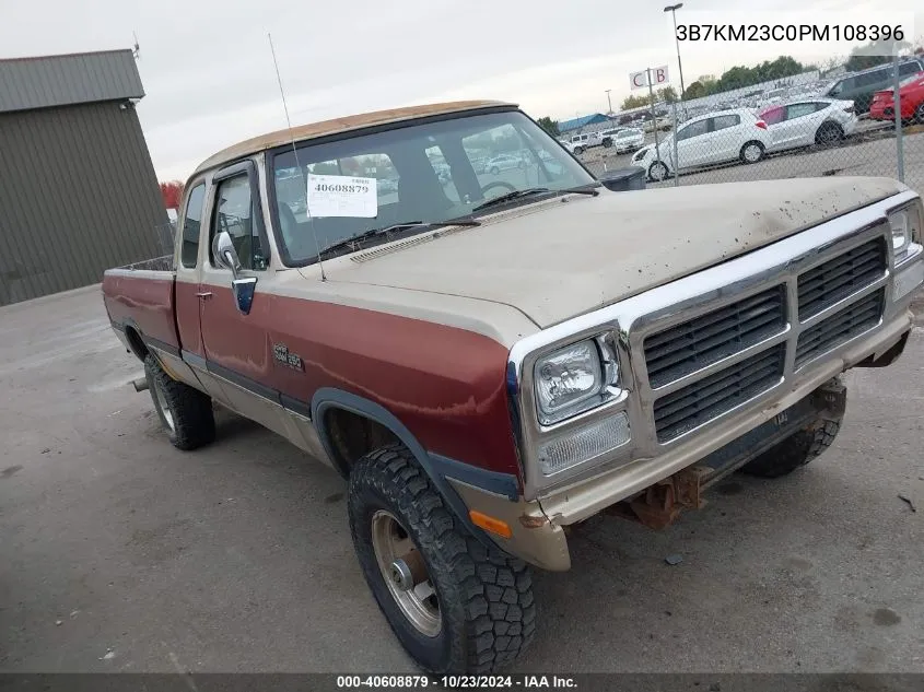 1993 Dodge W-Series W200/W250 VIN: 3B7KM23C0PM108396 Lot: 40608879