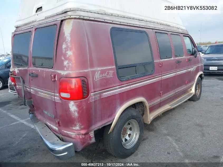 1997 Dodge Ram Van 2500 Commercial VIN: 2B6HB21Y8VK553082 Lot: 40637213