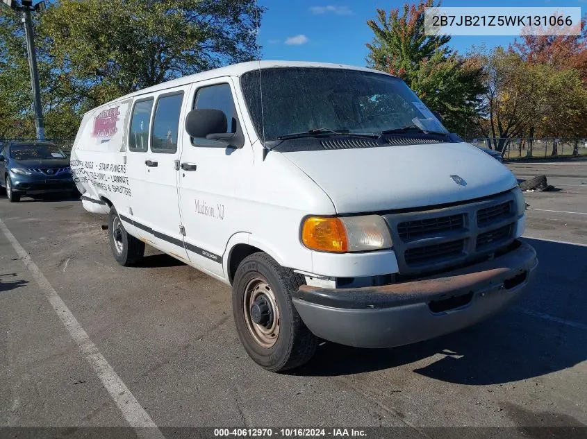 1998 Dodge Ram Van 2500 Commercial/Commercial Maxi/Conversion VIN: 2B7JB21Z5WK131066 Lot: 40612970