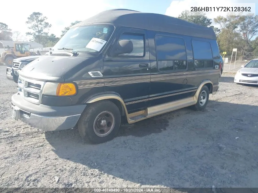 2002 Dodge Ram Van 1500 Conversion VIN: 2B6HB11Y72K128362 Lot: 40749490