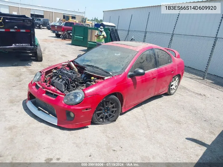 1B3ES66S14D609920 2004 Dodge Srt4