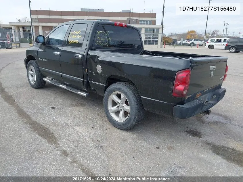 1D7HU18277S156480 2007 Dodge Ram 1500 St Quad Cab