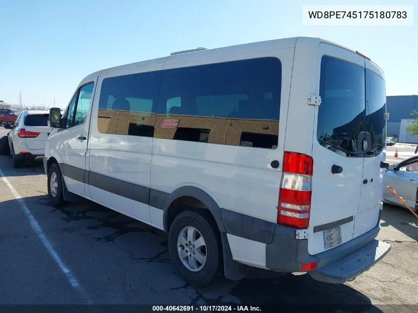 2007 Dodge Sprinter Wagon 2500 VIN: WD8PE745175180783 Lot: 40642691