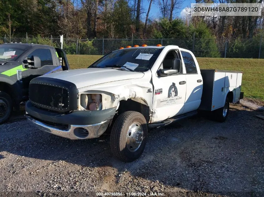 2007 Dodge Ram 3500 Hd Chassis St/Slt/Laramie VIN: 3D6WH48A87G789120 Lot: 40798855