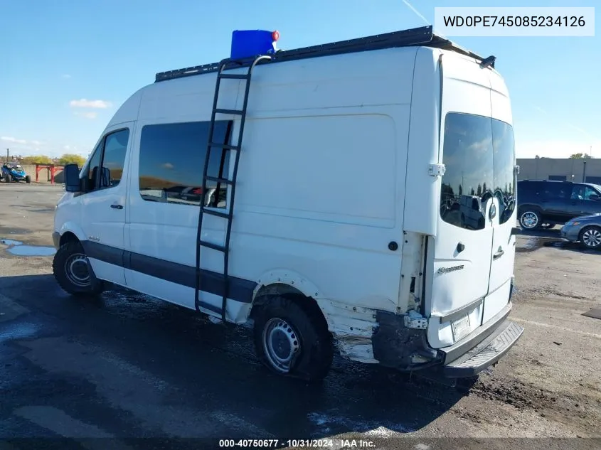 2008 Dodge Sprinter Van 2500 VIN: WD0PE745085234126 Lot: 40750677