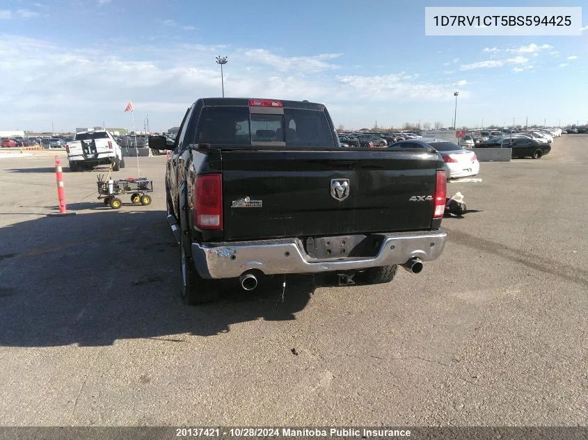 1D7RV1CT5BS594425 2011 Dodge Ram 1500 Big Horn Crew Cab