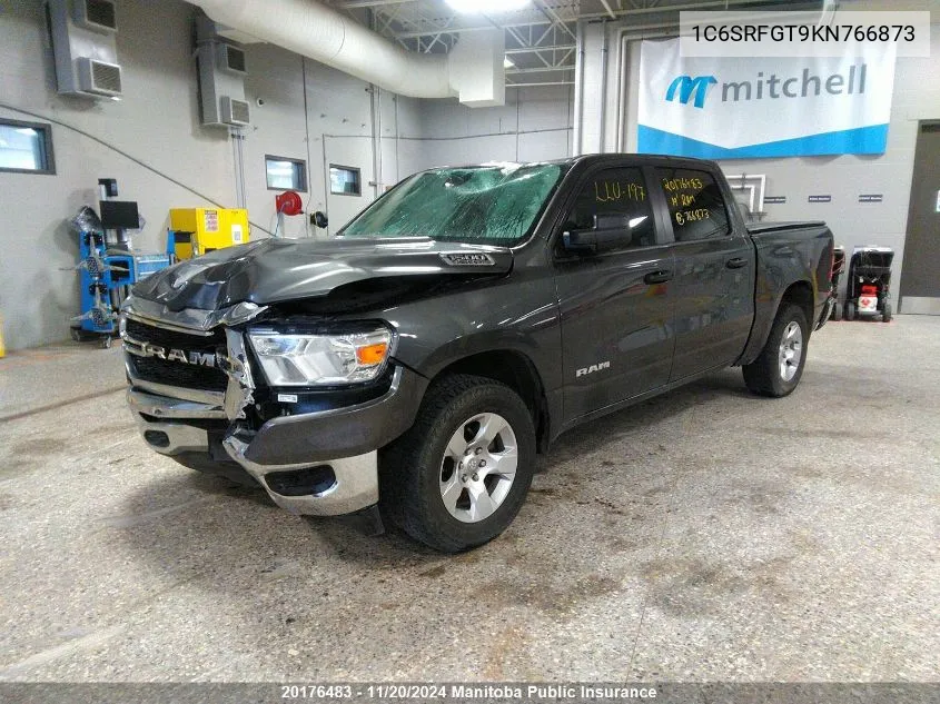 2019 Dodge Ram 1500 Limited Crew Cab VIN: 1C6SRFGT9KN766873 Lot: 20176483