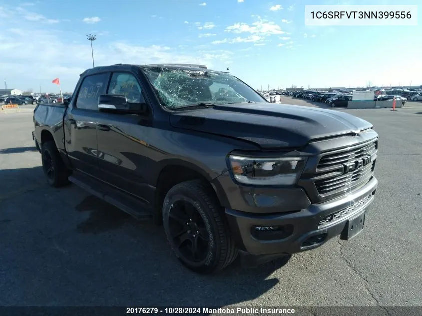 2022 Dodge Ram 1500 Sport Crew Cab VIN: 1C6SRFVT3NN399556 Lot: 20176279