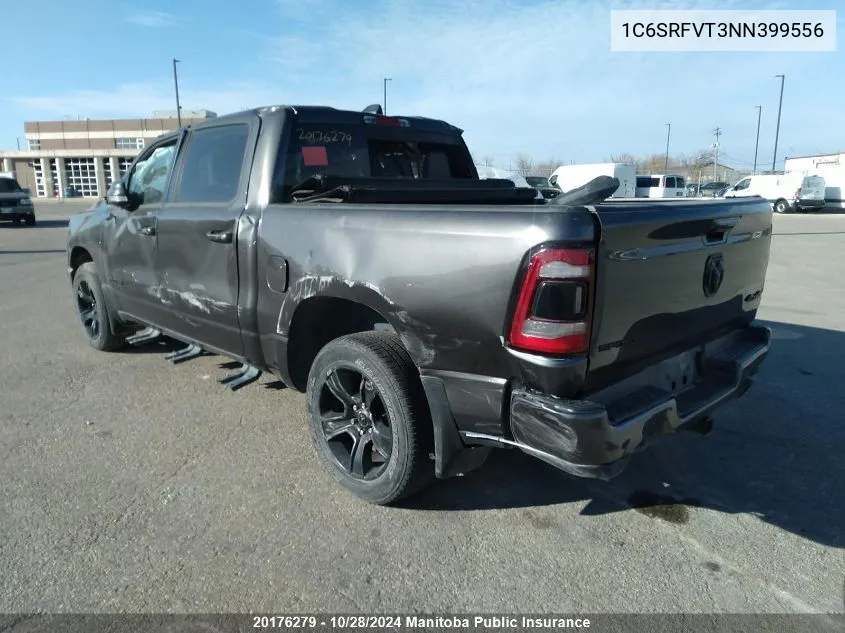 2022 Dodge Ram 1500 Sport Crew Cab VIN: 1C6SRFVT3NN399556 Lot: 20176279