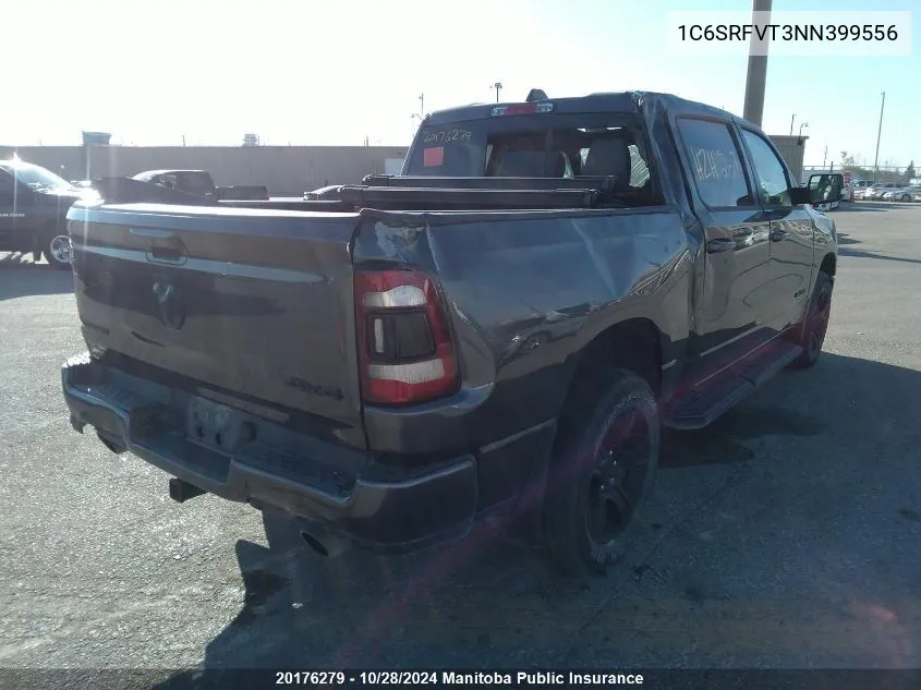 1C6SRFVT3NN399556 2022 Dodge Ram 1500 Sport Crew Cab