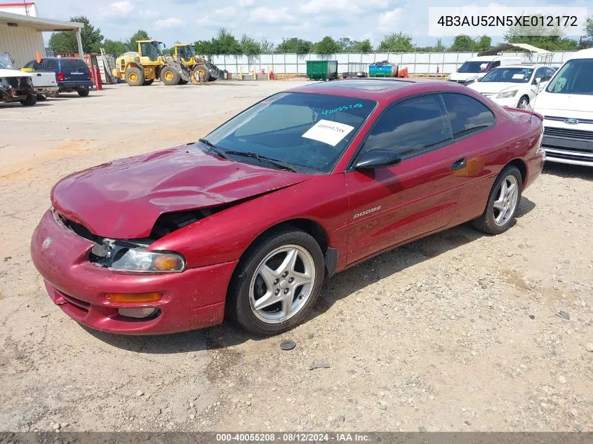 1999 Dodge Avenger Es VIN: 4B3AU52N5XE012172 Lot: 40055208