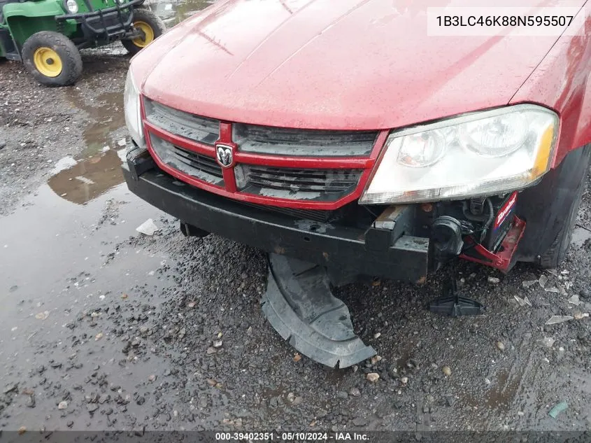 1B3LC46K88N595507 2008 Dodge Avenger Se