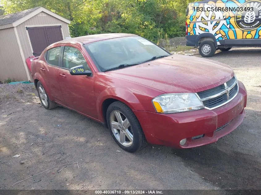 2008 Dodge Avenger Sxt VIN: 1B3LC56R68N603493 Lot: 40336710