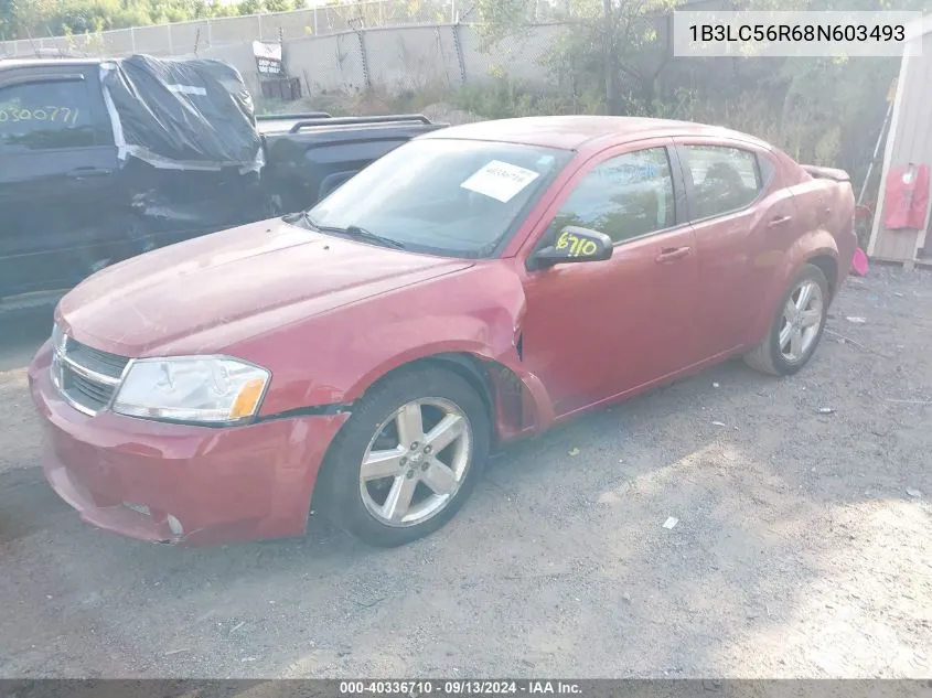 2008 Dodge Avenger Sxt VIN: 1B3LC56R68N603493 Lot: 40336710