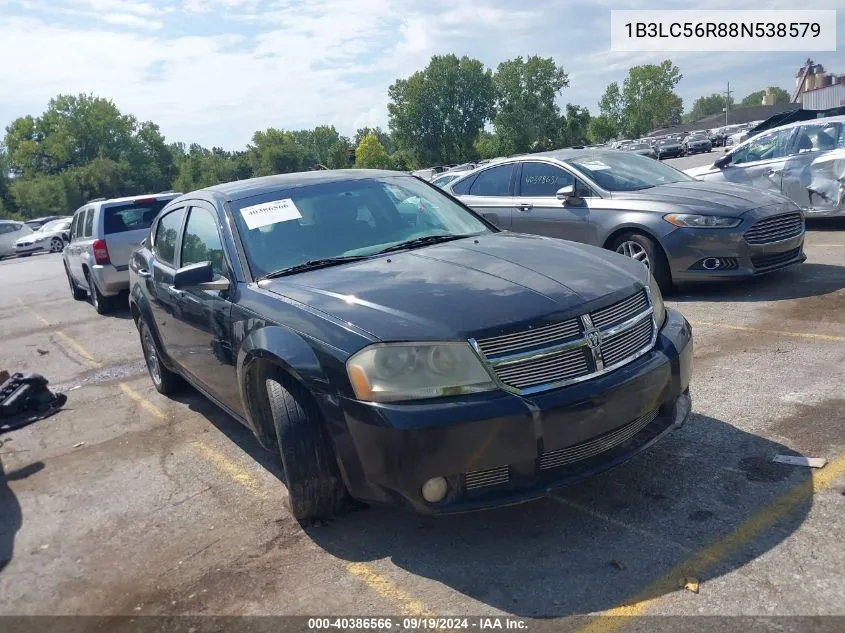 2008 Dodge Avenger Sxt VIN: 1B3LC56R88N538579 Lot: 40386566