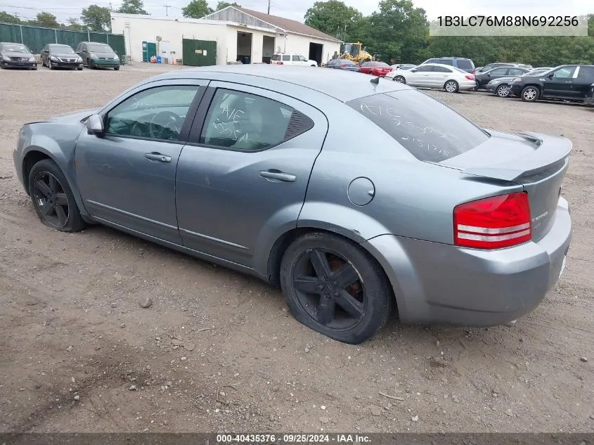 2008 Dodge Avenger R/T VIN: 1B3LC76M88N692256 Lot: 40435376