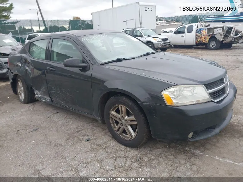 1B3LC56KX8N292069 2008 Dodge Avenger Sxt