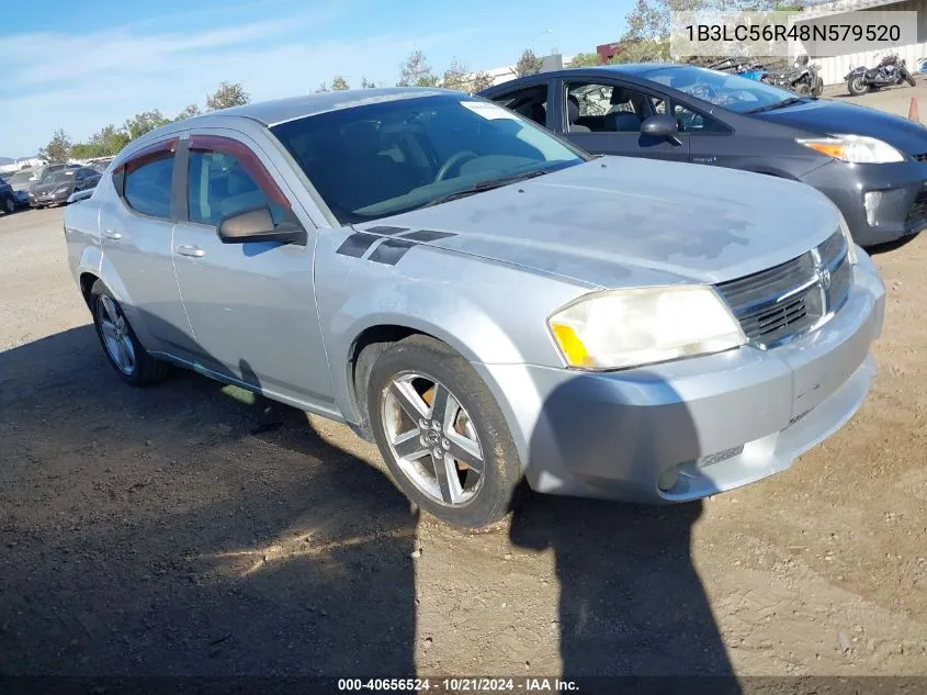 2008 Dodge Avenger Sxt VIN: 1B3LC56R48N579520 Lot: 40656524