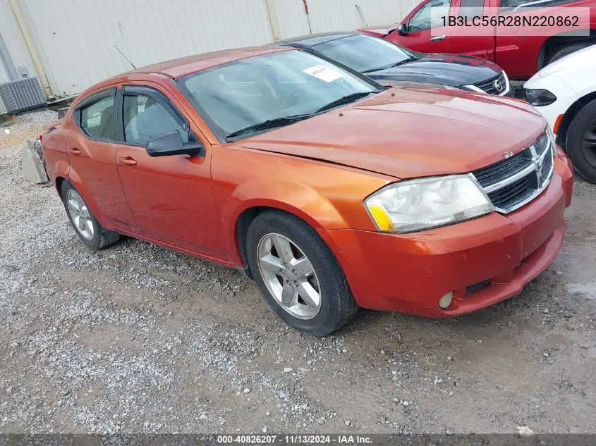 1B3LC56R28N220862 2008 Dodge Avenger Sxt