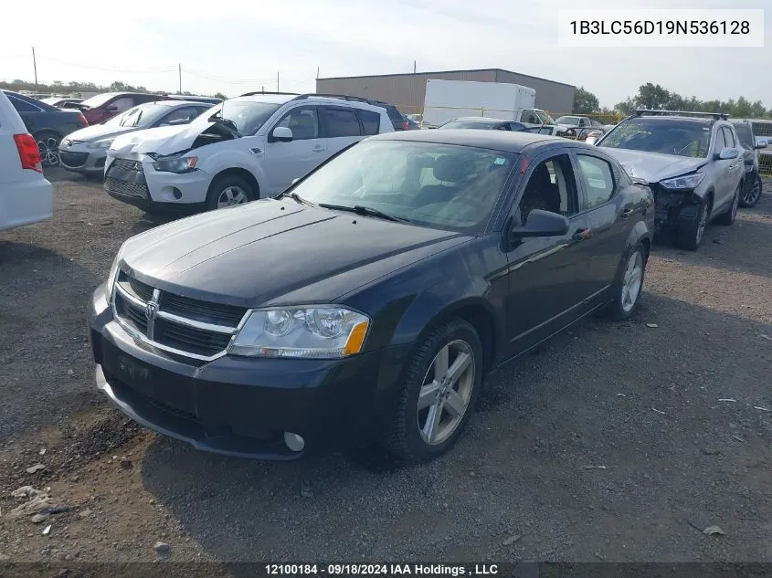 1B3LC56D19N536128 2009 Dodge Avenger Sxt/R/T