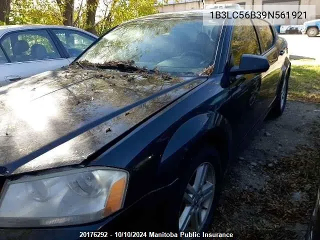 1B3LC56B39N561921 2009 Dodge Avenger Sxt