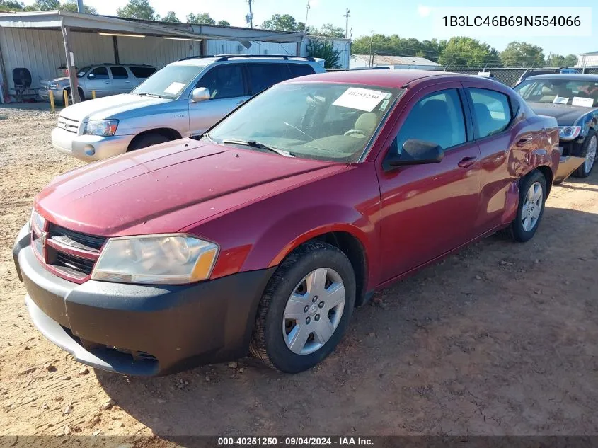 1B3LC46B69N554066 2009 Dodge Avenger Se/Sxt