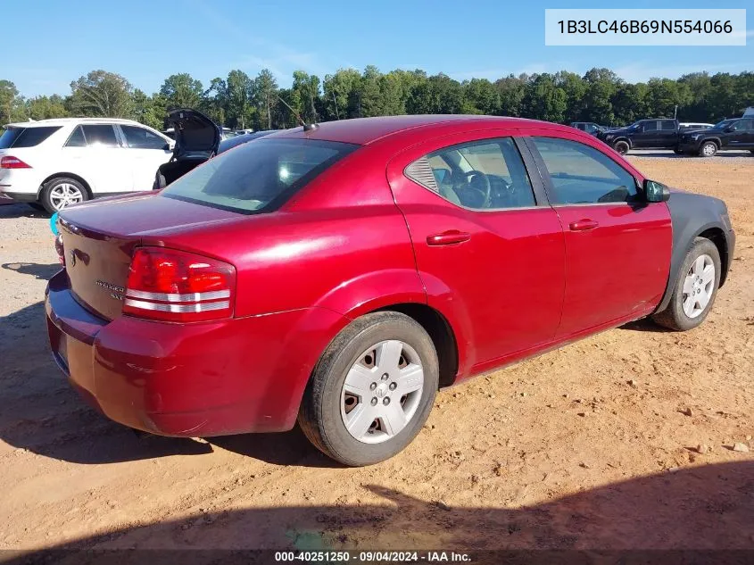 1B3LC46B69N554066 2009 Dodge Avenger Se/Sxt