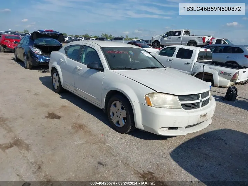 2009 Dodge Avenger Se/Sxt VIN: 1B3LC46B59N500872 Lot: 40425574