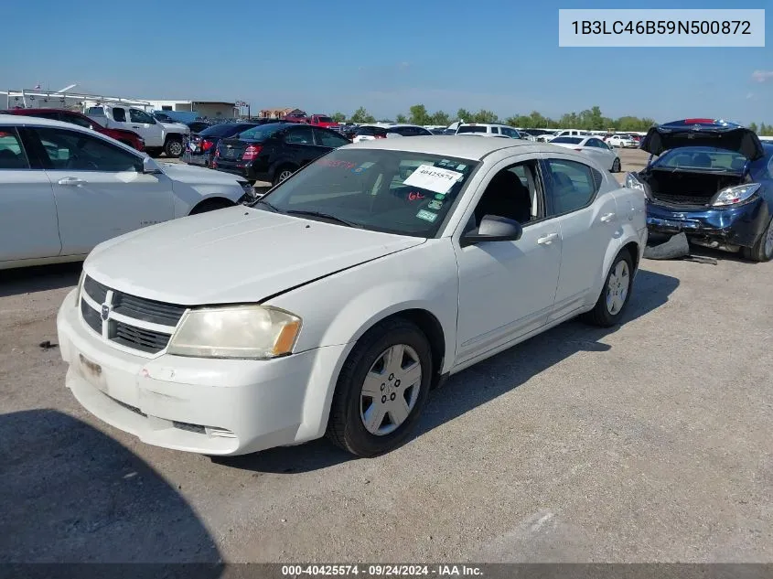 2009 Dodge Avenger Se/Sxt VIN: 1B3LC46B59N500872 Lot: 40425574