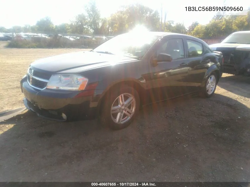 2009 Dodge Avenger R/T VIN: 1B3LC56B59N509660 Lot: 40607655