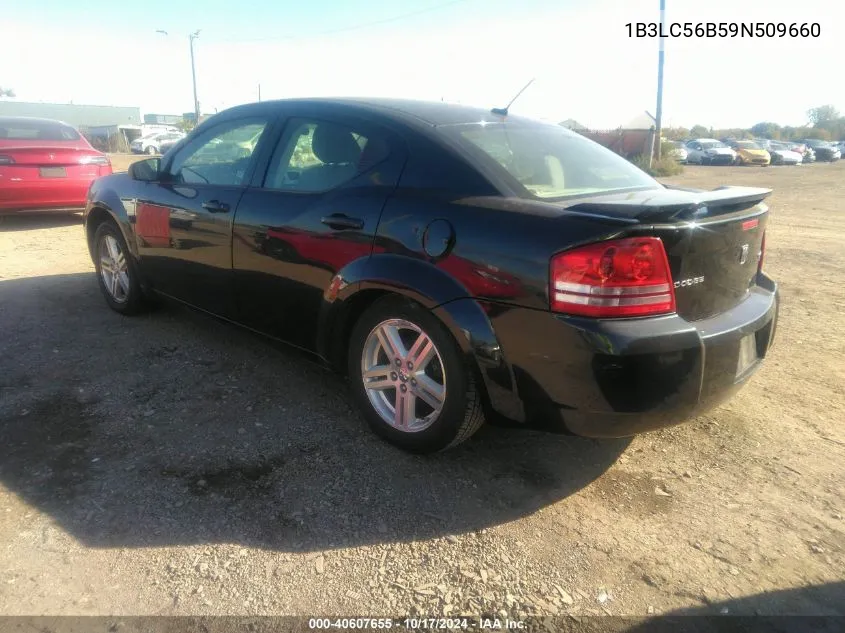 2009 Dodge Avenger R/T VIN: 1B3LC56B59N509660 Lot: 40607655