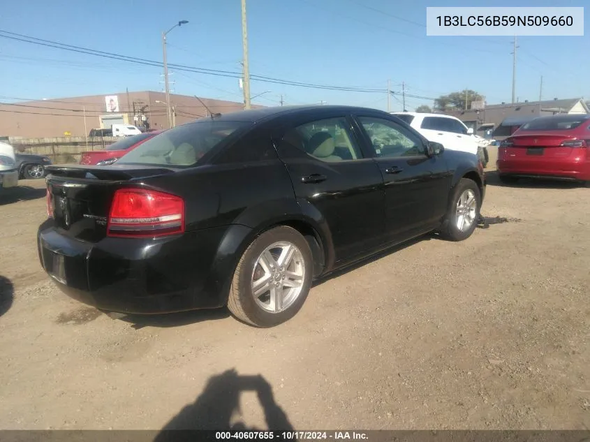 2009 Dodge Avenger R/T VIN: 1B3LC56B59N509660 Lot: 40607655