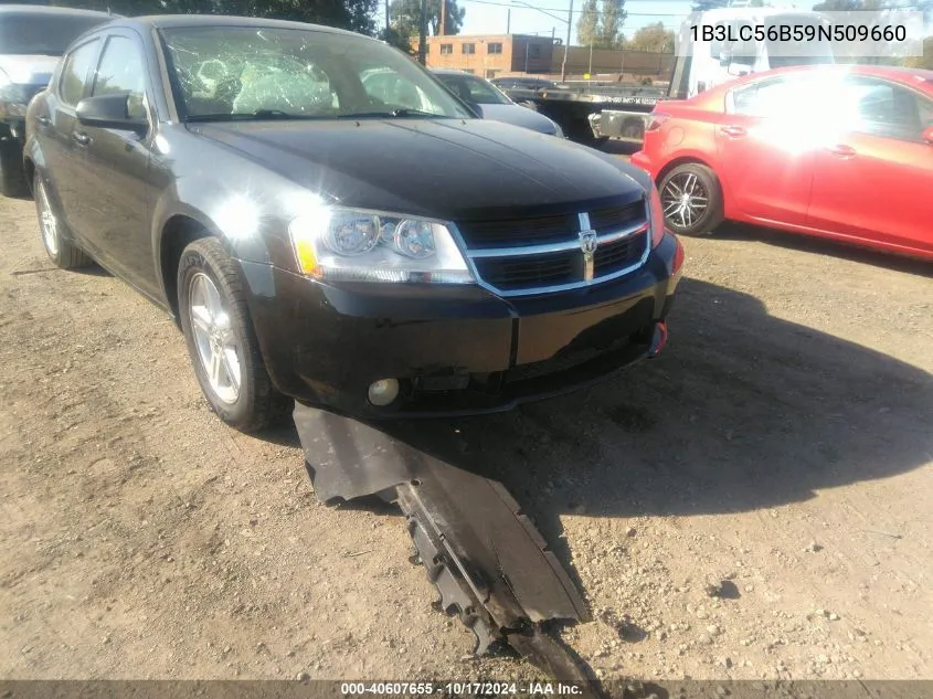 2009 Dodge Avenger R/T VIN: 1B3LC56B59N509660 Lot: 40607655