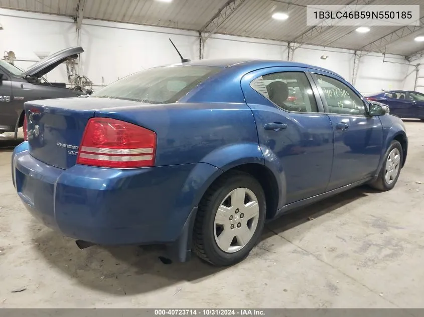 2009 Dodge Avenger Se/Sxt VIN: 1B3LC46B59N550185 Lot: 40723714