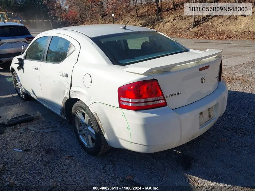 2009 Dodge Avenger R/T VIN: 1B3LC56B09N548303 Lot: 40823613