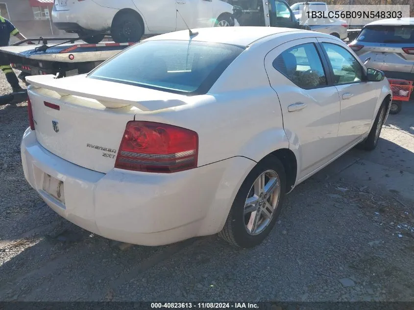 2009 Dodge Avenger R/T VIN: 1B3LC56B09N548303 Lot: 40823613