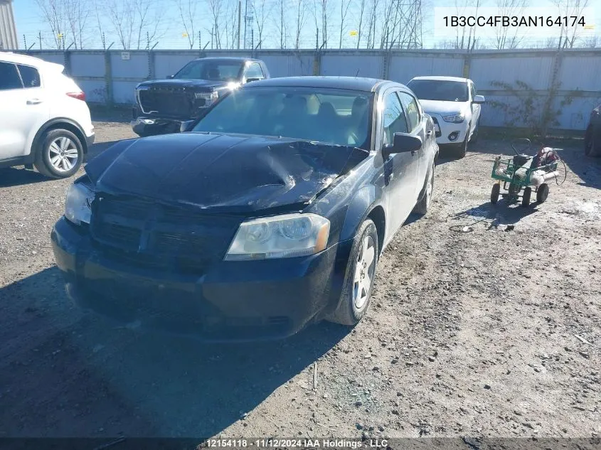 2010 Dodge Avenger Sxt VIN: 1B3CC4FB3AN164174 Lot: 12154118