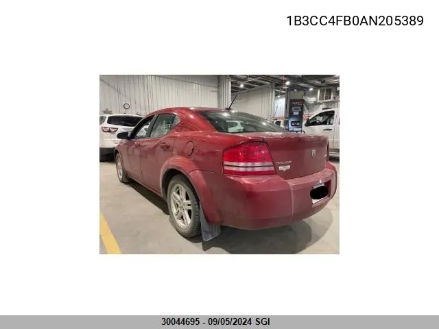 1B3CC4FB0AN205389 2010 Dodge Avenger Sxt