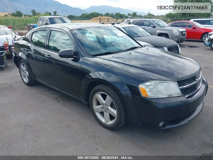 2010 Dodge Avenger R/T VIN: 1B3CC5FV2AN116665 Lot: 39733002