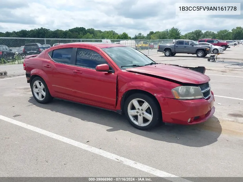 2010 Dodge Avenger R/T VIN: 1B3CC5FV9AN161778 Lot: 39866960