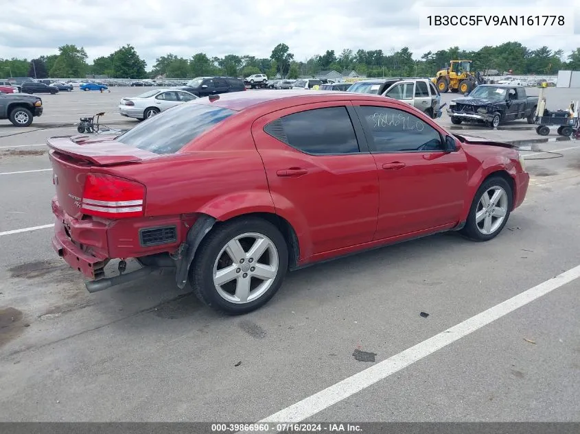 2010 Dodge Avenger R/T VIN: 1B3CC5FV9AN161778 Lot: 39866960